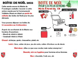 Flyer-boîtes de Noël 2022